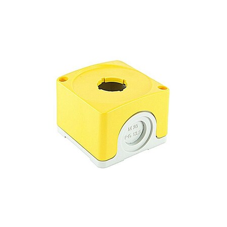 Abb NCNR/NRTV ESTOP PB ENCLOSURE, YELLOW/GREY,  CEPY1-0